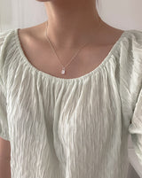 キュービックロックネックレス / cubic lock necklace