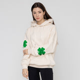 [UNISEX] Multi Clover Smile Drawing Hoodie