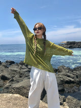Summer punching knit 