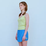 ローズノースリーブTシャツ / ROSE SLEEVELESS TEE, SUNNY LIME