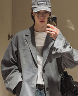 スイッチウィンドブレザー / Stitch wind blazer (2 color)