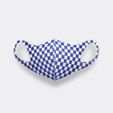 FASHION MASK - CHECKER BLUE (4623554510966)