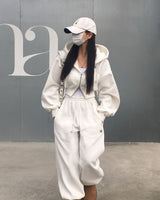 [BELLIDE MADE] Hit item wool napping two-way set