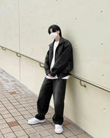 ビーガンレザーポケットジャンパー / Vegan Leather Pocket Jumper