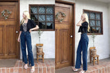 ワイドフィットスリットデニムパンツ / WIDE FIT SLIT DENIM PANTS [16627]