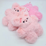 Cherry blossom Yeti Teddy bear(Handmade) (6691179102326)