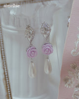 アフロディテシリーズ - ザ ローズガーデンピアス / Aphrodite Series - The Rose Garden Piercing (Violet ver.)