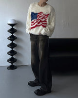 ALL - USA Flag Angora Knitwear (3 colors)