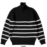 ASCLO Over Border Half Zip Up Knit (4color)