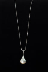 Bulky Drop Necklace (snake line)