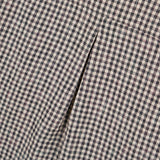 Bluesf Waffle Checkered Oversized Fit Shirt - BEIGE & BLACK