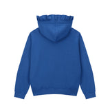 バニーラッフルフーディー/0 7 bunny ruffle hood - BLUE