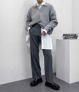 ロングワイドスラックス / TR404 Long Wide Slacks (3 colors)