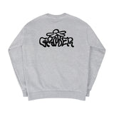 [UNISEX]Wave logo flower sweatshirt