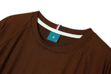 ストライプエアコンフォートショートスリーブTシャツT68/Striped Air Comfort Short Sleeved T-Shirt T68 Orange