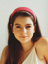 Fuchsia Pink Velvet Headband (6611537231990)
