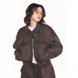 アヴリルツイードトラッカージャケット/AVRIL TWEED TRUCKER JACKET (GREEN)