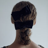 Mini Velvet Ribbon Hair Pin (6611859472502)