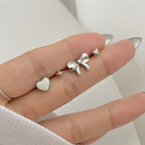 [4 set] vanilla ribbon piercing set