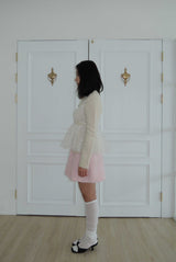 SHASHA TULLE BUSTIER TOP _WHITE