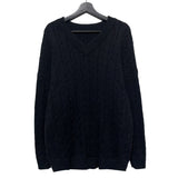 オフィシャルツイストVネックニット (7 color)