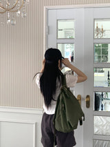 ドーバーヴィンテージセモコットンバックパック/Dover Vintage Triangular Cotton Backpack