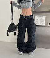 Bizzy, wide, big-cargo jeans