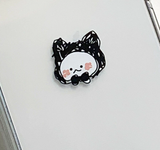キュートキャットブラックフォーンケース / Cute Cat Black phone case