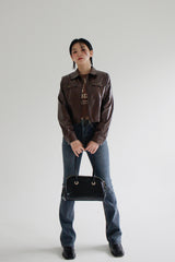 ポイントブーツカットデニムパンツ / no.2319 Point Bootcut Denim Pants (2color)