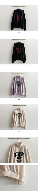 Non-Detailed Fleece Class Zip-Up Sweatshirt