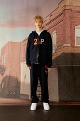 センスロゴフードジップアップ/25P SENSE LOGO HOOD ZIP UP_NAVY