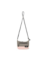 POCKET STRING NYLON MINI CROSS BAG [LIGHT GRAY]