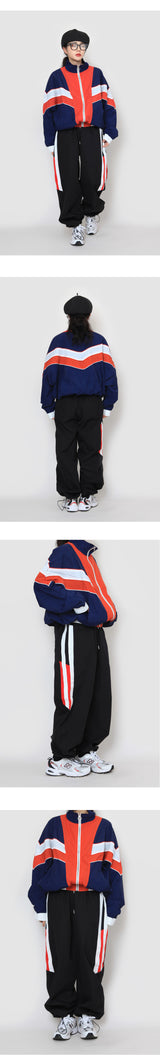 ラインカラードトラックパンツ / line colored track pants