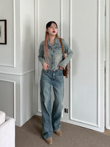 ミニデニムジャケット/no.3981 mini denim jacket