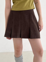 フラットミニスカート/Flat mini skirt (4color)