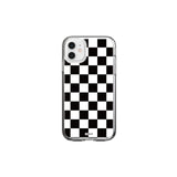 チェッカーボードアイフォンケース/(glossy) Black&White Checkerboard Phone Casecase