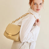 gleam acryl strap - beige (6618129727606)