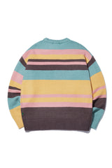 Bear Patch Multi Stripe Knit_Yellow (6678731063414)