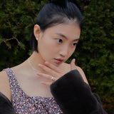 ツーストーンペブルリング / two stone pebble ring