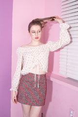 mini rose blouse (6688649871478)