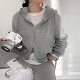 2WAYダブルジッパーフードジップアップ / [Inquiries flooded] These days, two-way double zipper hood zip-up