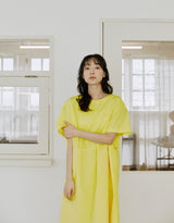 レイヤードリボンワンピース / layered ribbon onepiece yellow