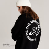 リボルブスウェット / Revolve Sweatshirt Black (4595379896438)