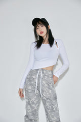 ウィングクロップTシャツ / (9066) Wing Crop Tee