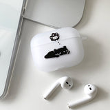 ブラック - ミスユーサムキャット カップル AirPods Case_マット