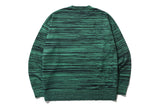 ボタンスリーブニット / BUTTON SLEEVE KNIT TOP_MELANGE MINT