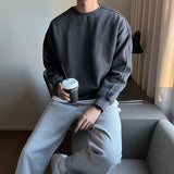 LMN ラインオーバーサイズスウェットシャツ / LMN line oversized fit sweatshirt (4 colors)