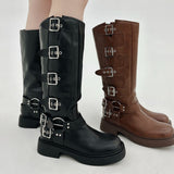 Weston leather-boots