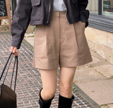 Brick Autumn Pintuck Shorts (2color)