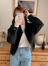 Basic Crop Long Sleeve T-shirt (3color)